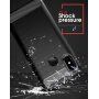 Ipaky etui plastikowe z teksturą szlifowaną do Xiaomi Mi 8 - szare