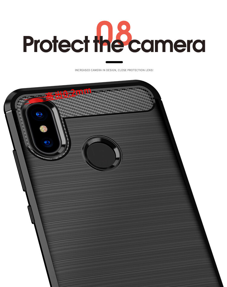 Ipaky etui plastikowe z teksturą szlifowaną do Xiaomi Mi 8 - szare