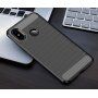 Ipaky etui plastikowe z teksturą szlifowaną do Xiaomi Mi 8 - szare
