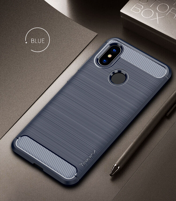 Ipaky etui plastikowe z teksturą szlifowaną do Xiaomi Mi 8 - szare Ipaky etui plastikowe z teksturą szlifowaną do Xiaomi Mi 8 - szare