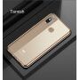 Baseus Shining etui przezroczyste z ramką do Xiaomi Mi 8 - niebieskie