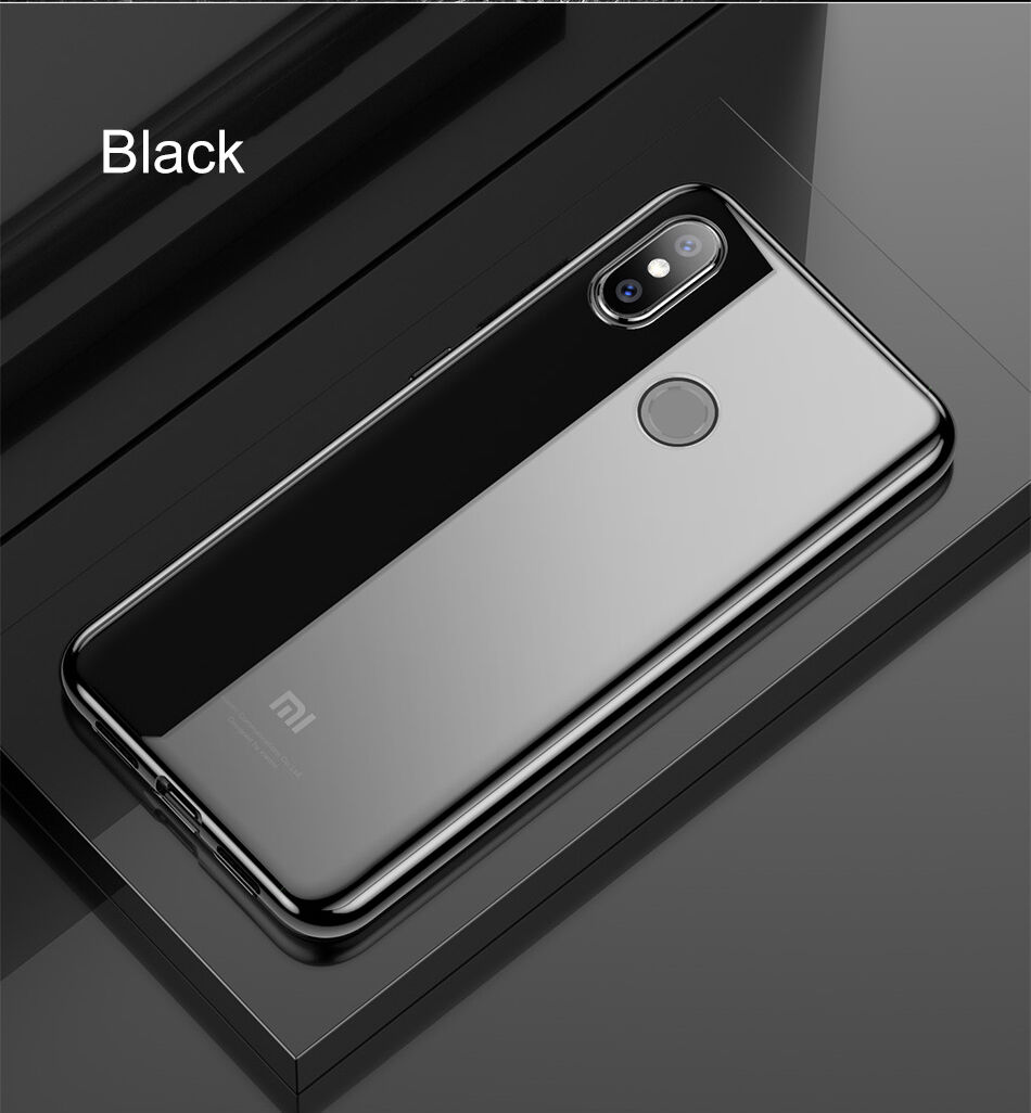 Baseus Shining etui przezroczyste z ramką do Xiaomi Mi 8 - złote