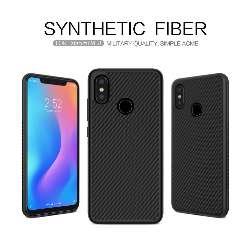 Nillkin etui plastikowe do Xiaomi Mi 8 - czarne
