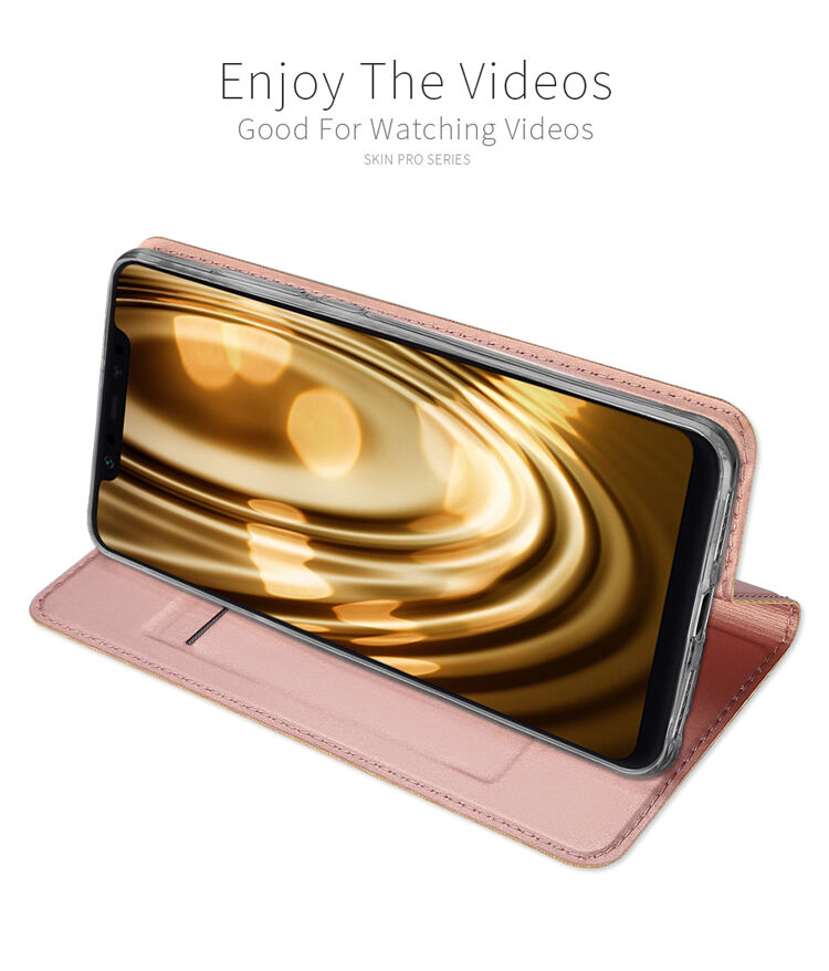 Dux Ducis Skin Pro pokrowiec skórzany flip do Xiaomi Mi 8 - czarny