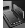 Cafele etui plastikowe przezroczyste z ramką do Xiaomi Mi 8 - czarne