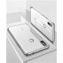 Cafele etui plastikowe przezroczyste z ramką do Xiaomi Mi 8 - czarne