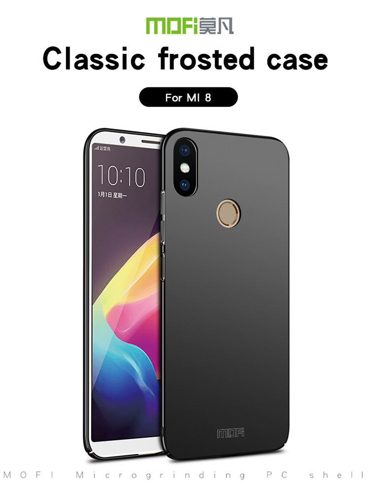 Mofi Shield Frosted etui do Xiaomi Mi 8 - czerwone