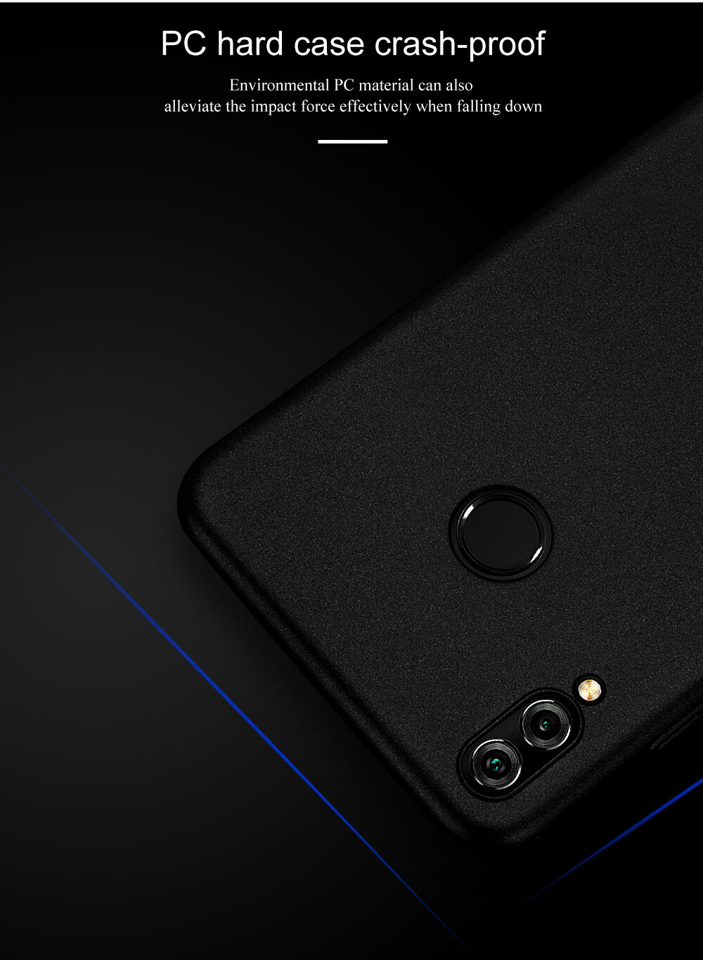 Lenuo Leshield etui plastikowe do Honor 8X - złote
