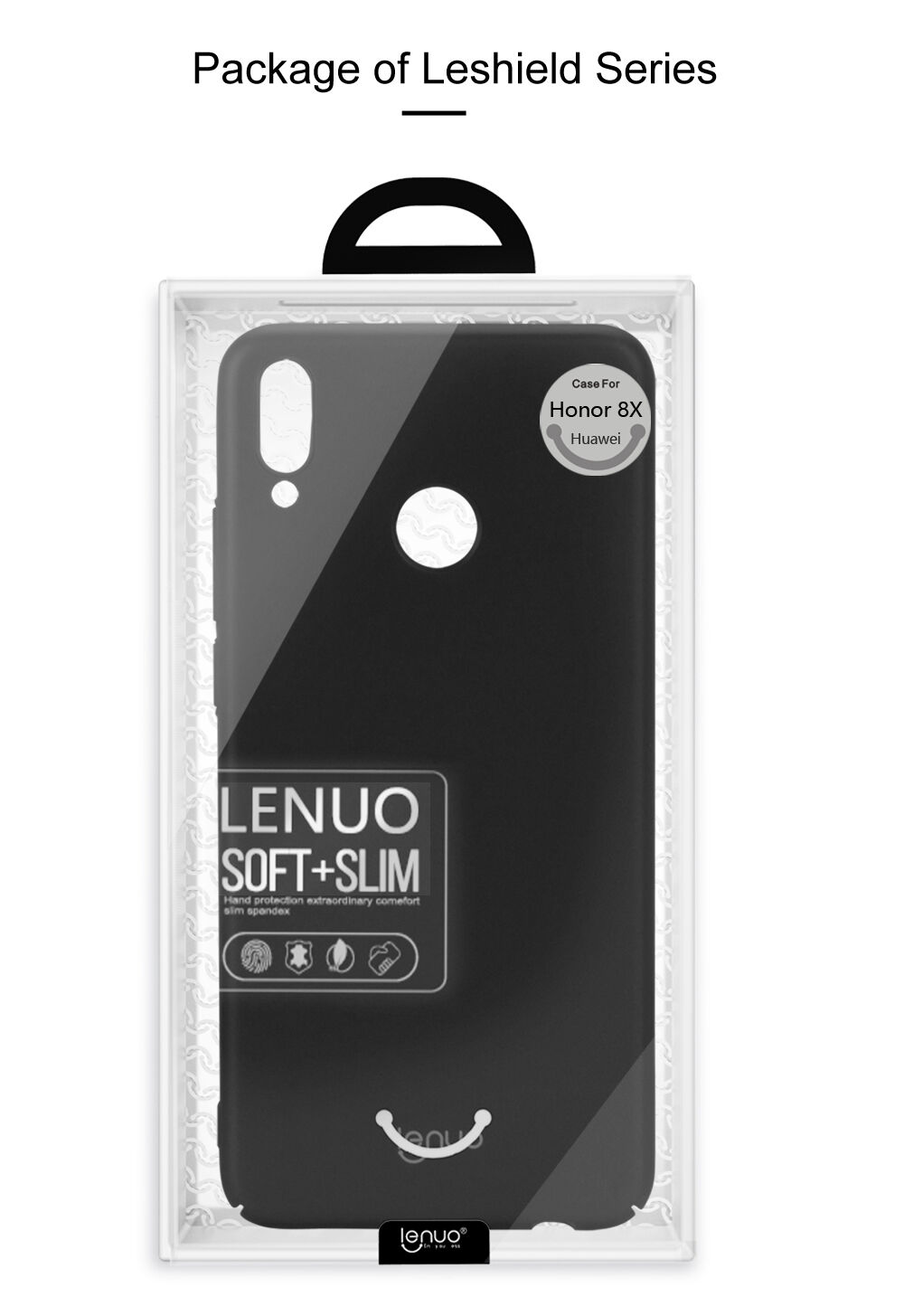 Lenuo Leshield etui plastikowe do Honor 8X - złote Lenuo Leshield etui plastikowe do Honor 8X - złote