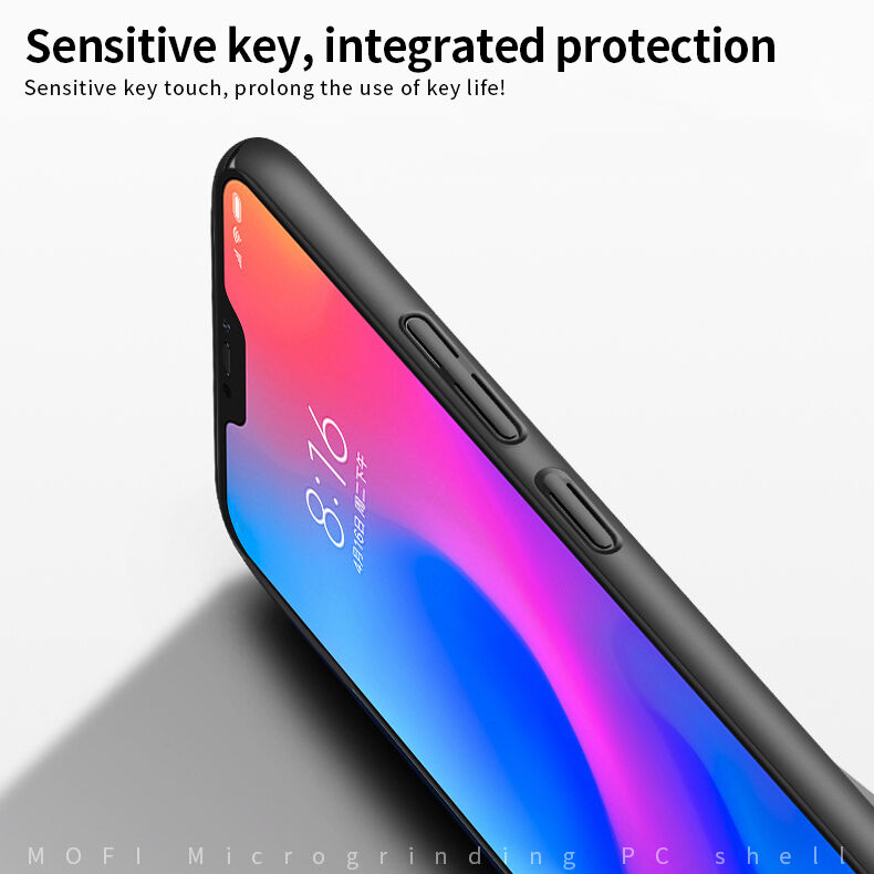 Mofi etui plastikowe do Honor 8X - ciemnoniebieskie