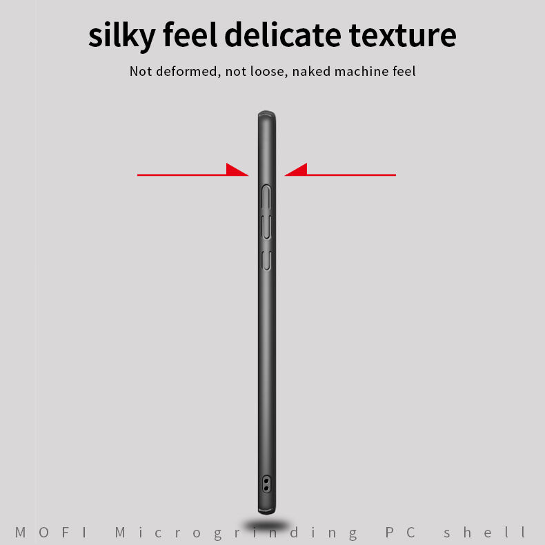 Mofi etui plastikowe do Honor 8X - czerwone