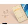 Dux Ducis Skin Pro pokrowiec skórzany flip do Honor 8X - różowo-złoty