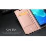 Dux Ducis Skin Pro pokrowiec skórzany flip do Honor 7S - złoty