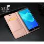 Dux Ducis Skin Pro pokrowiec skórzany flip do Honor 7S - złoty