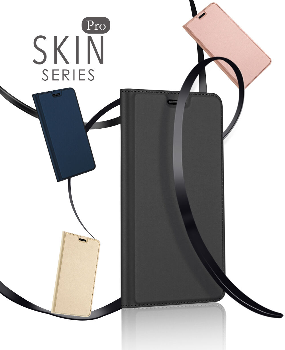 Dux Ducis Skin Pro pokrowiec skórzany flip do Honor 7S - szary
