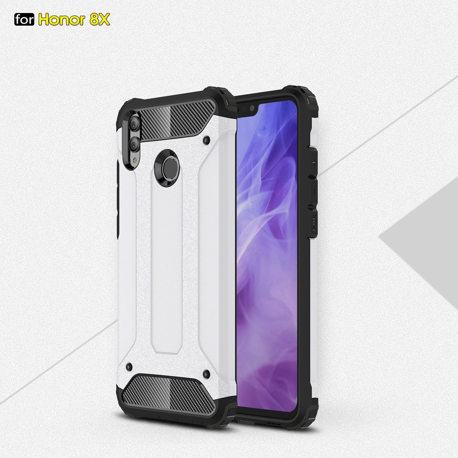 Super odporne etui Armor do Honor 8X - różowo-złote