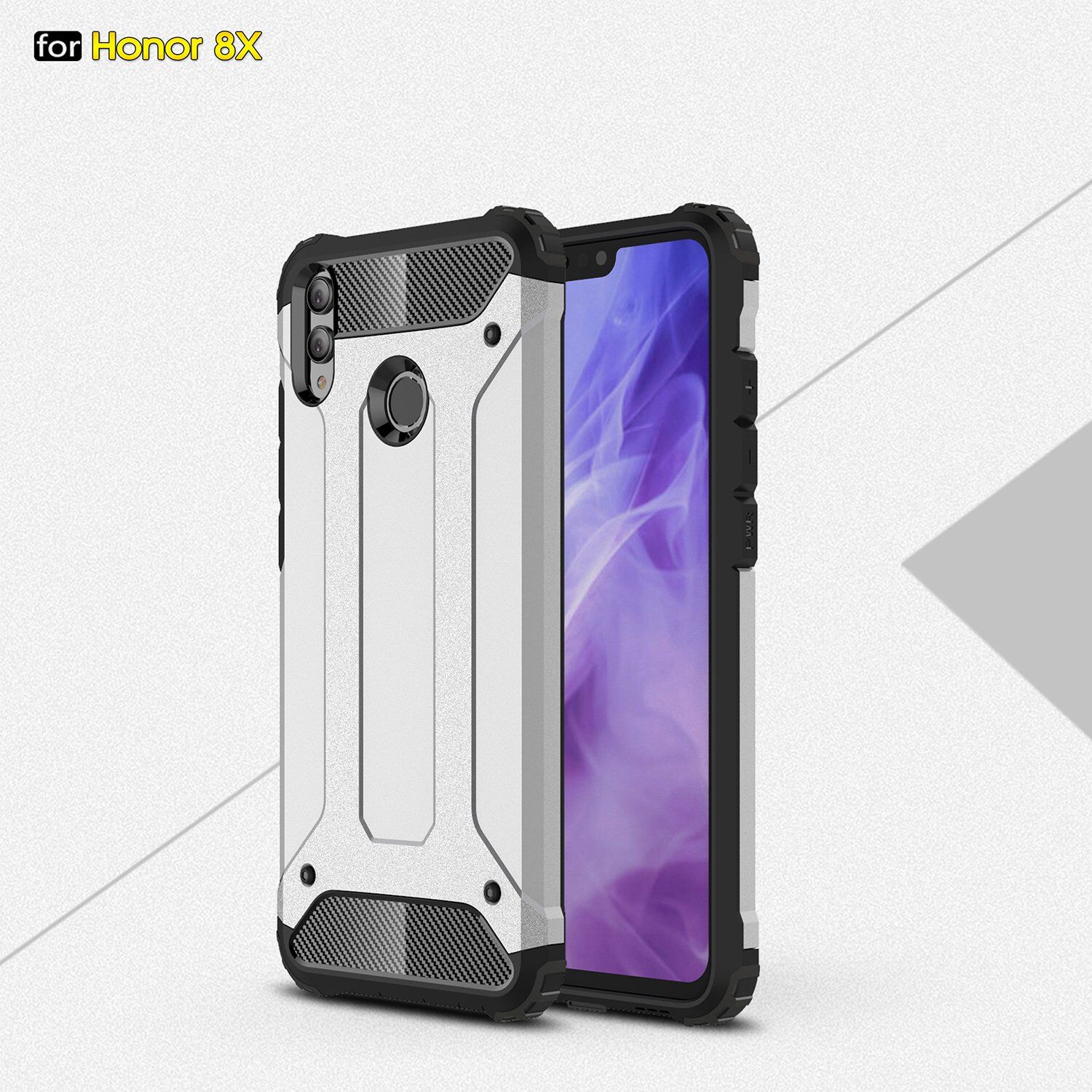 Super odporne etui Armor do Honor 8X - różowo-złote Super odporne etui Armor do Honor 8X - różowo-złote
