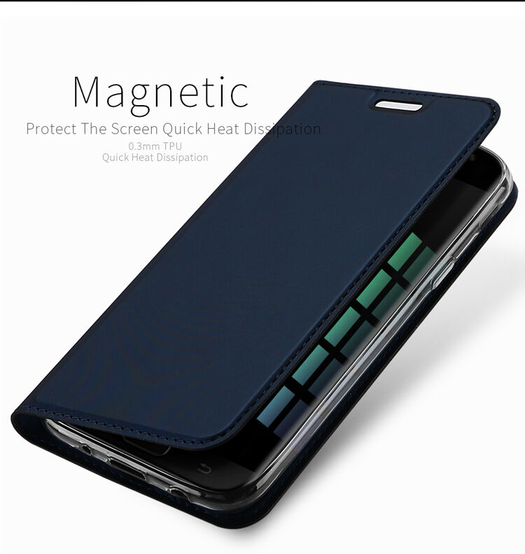 Dux Ducis Skin Pro pokrowiec flip do Samsung Galaxy J5 (2017) - ciemnoniebieski