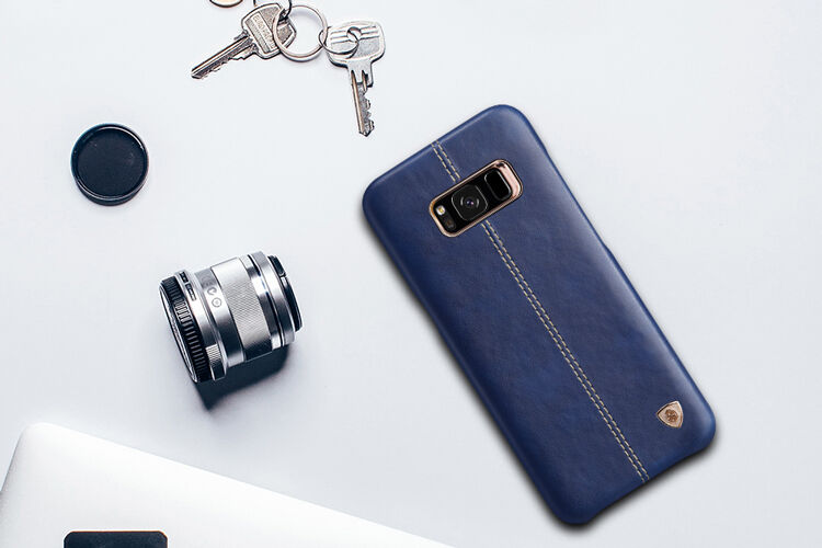 Nillkin Englon etui skórzane do Samsung Galaxy S8 Plus - czerwone