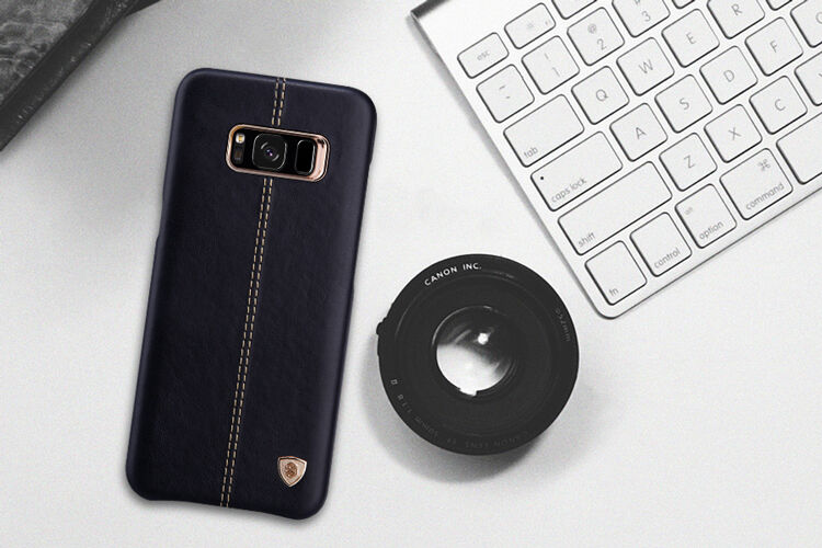 Nillkin Englon etui skórzane do Samsung Galaxy S8 Plus - czerwone