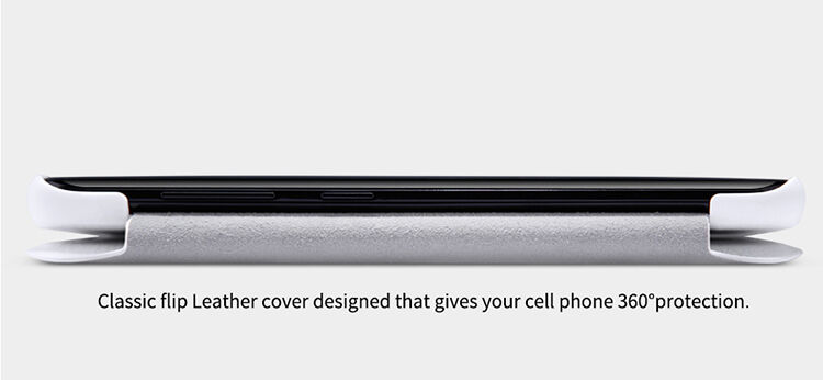 Nillkin Qin pokrowiec skórzany flip do Samsung Galaxy S8 Plus - brązowy