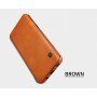 Nillkin Qin pokrowiec skórzany flip do Samsung Galaxy S8 Plus - brązowy