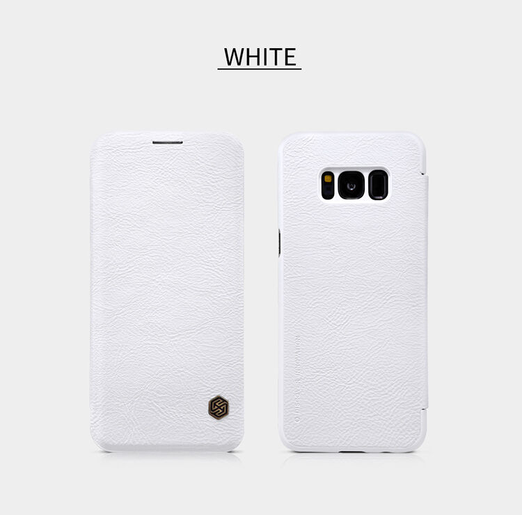 Nillkin Qin pokrowiec skórzany flip do Samsung Galaxy S8 Plus - czerwony