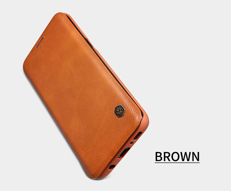 Nillkin Qin pokrowiec skórzany flip do Samsung Galaxy S8 Plus - czarny