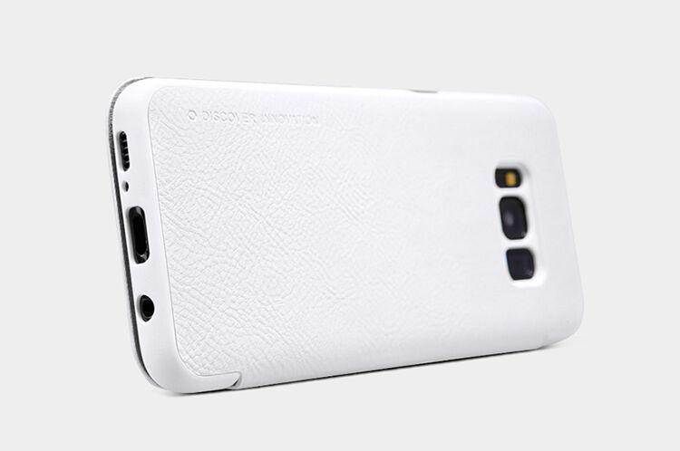 Nillkin Qin pokrowiec skórzany flip do Samsung Galaxy S8 Plus - czarny