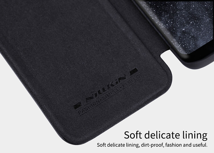 Nillkin Qin pokrowiec skórzany flip do Samsung Galaxy S8 - czerwony