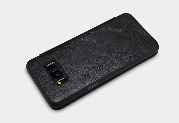 Nillkin Qin pokrowiec skórzany flip do Samsung Galaxy S8 - czarny