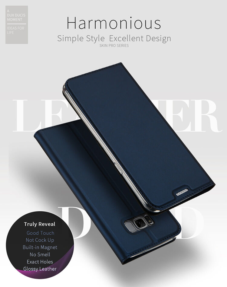 Dux Ducis Skin Pro pokrowiec flip do Samsung Galaxy S8 - ciemnoniebieski