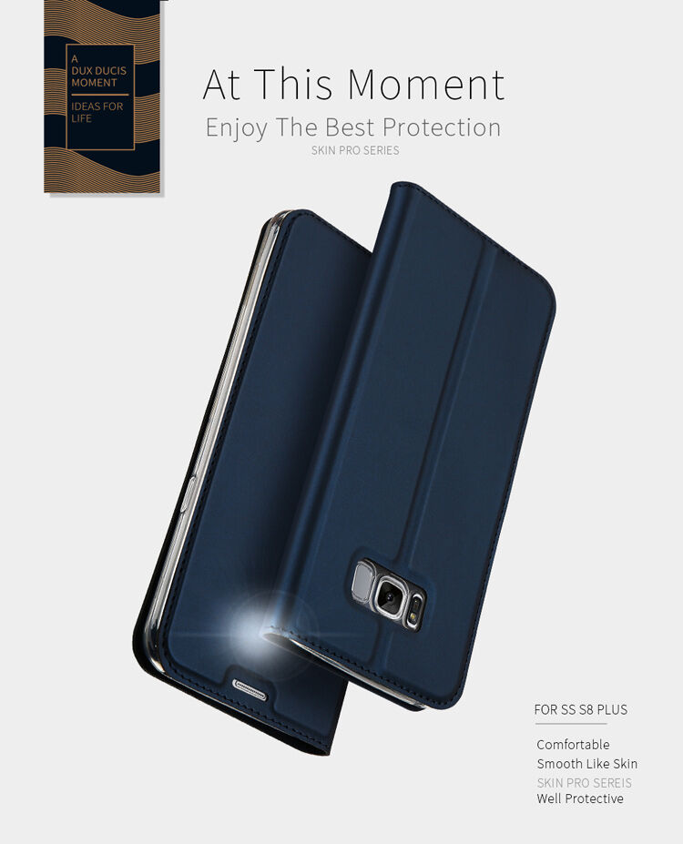 Dux Ducis Skin Pro pokrowiec flip do Samsung Galaxy S8 - ciemnoniebieski
