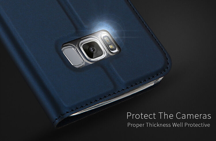 Dux Ducis Skin Pro pokrowiec flip do Samsung Galaxy S8 - ciemnoniebieski