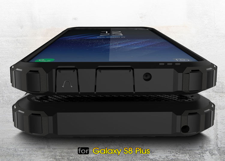 Super odporne etui Armor do Samsung Galaxy S8 Plus - czarne