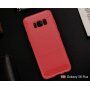 Etui plastikowe z teksturą szlifowaną do Samsung Galaxy S8 Plus - czerwone