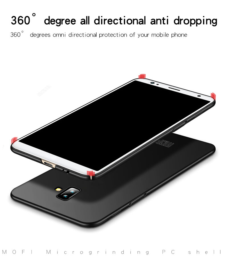 Mofi Frosted etui do Samsung Galaxy J6 Plus - czerwone