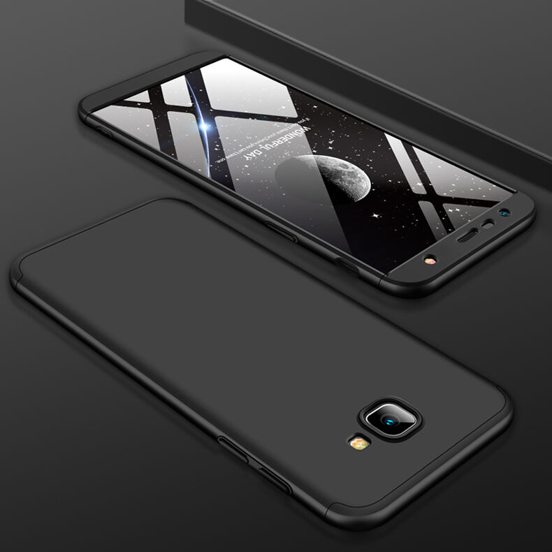 Gkk Odporne etui do Samsung Galaxy J4 Plus - srebrno-czarne