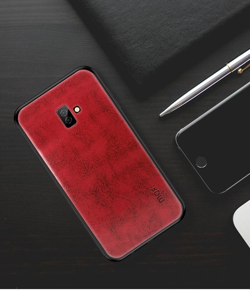 Mofi etui skórzane do Samsung Galaxy J6 Plus - brązowe