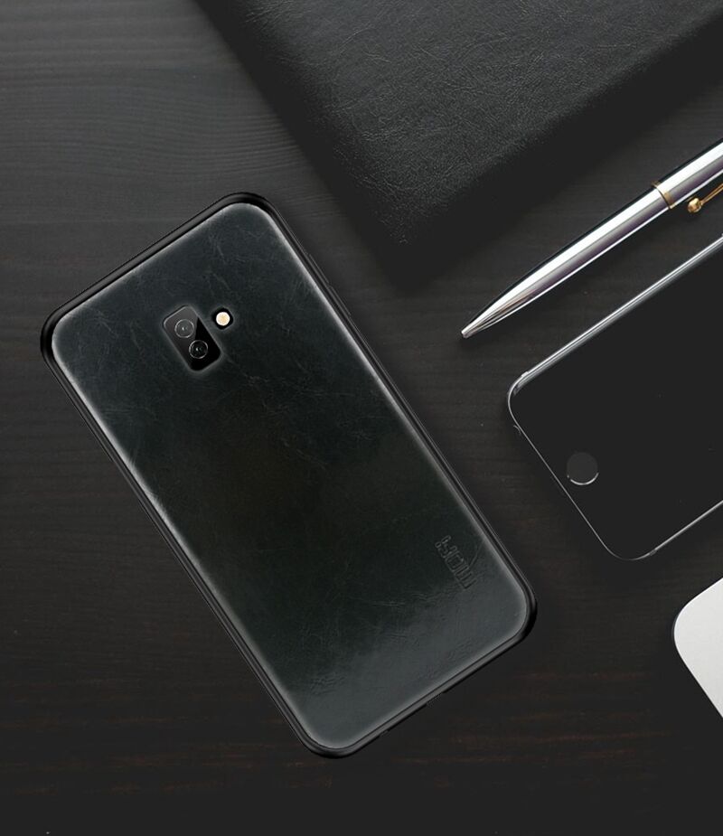 Mofi etui skórzane do Samsung Galaxy J6 Plus - brązowe