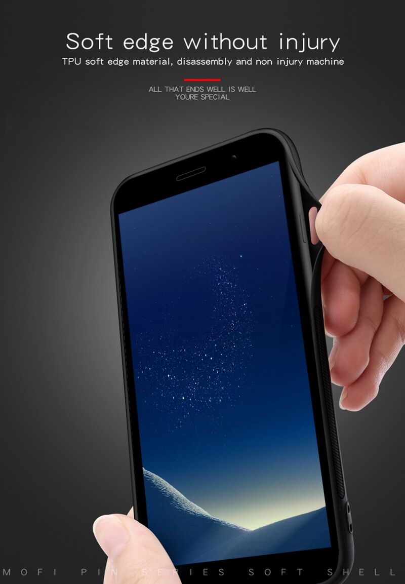 Mofi etui skórzane do Samsung Galaxy J6 Plus - brązowe