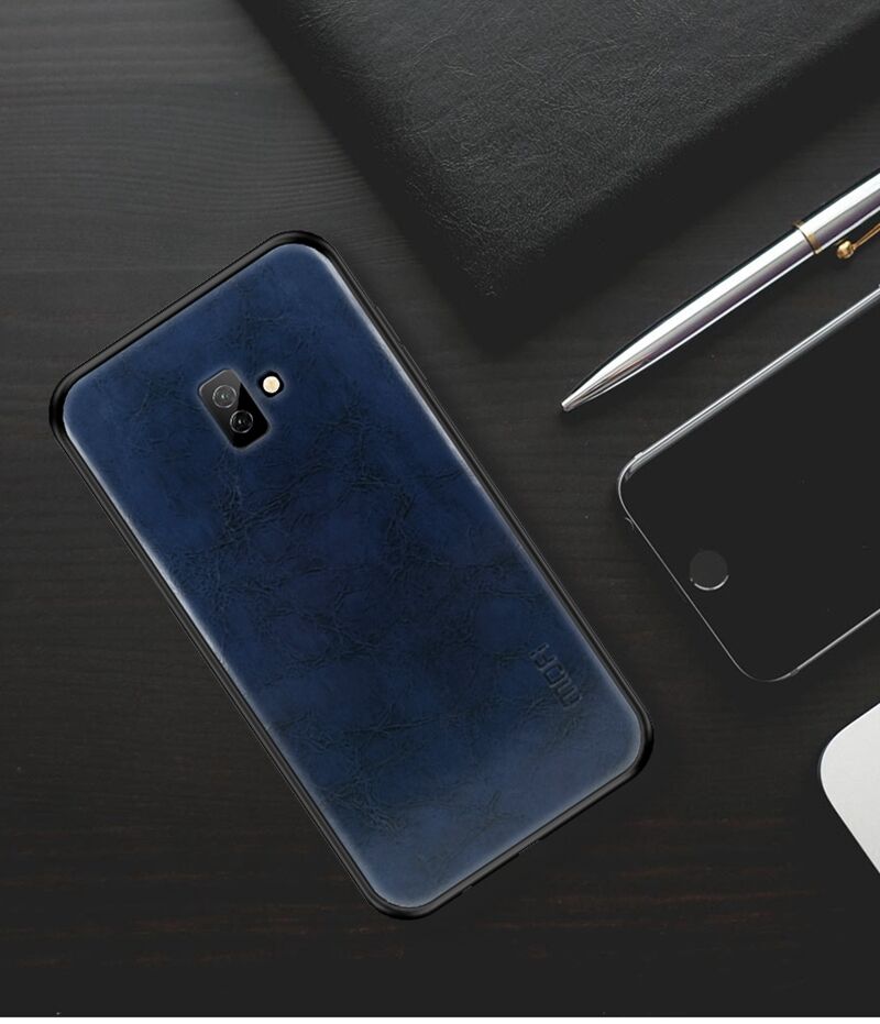Mofi etui skórzane do Samsung Galaxy J6 Plus - czarne