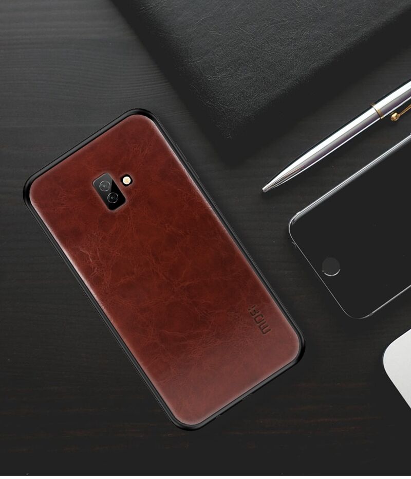 Mofi etui skórzane do Samsung Galaxy J6 Plus - czarne