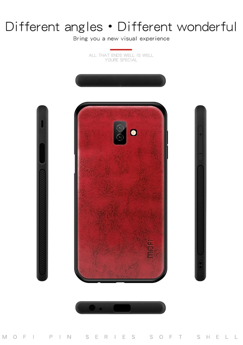 Mofi etui skórzane do Samsung Galaxy J6 Plus - czarne