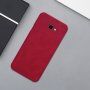 Nillkin Qin pokrowiec skórzany flip do Samsung Galaxy J4 Plus - brązowy