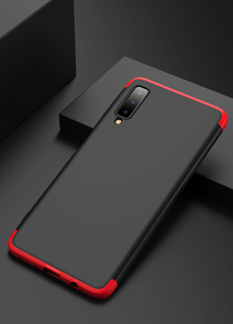 Gkk Odporne etui do Samsung Galaxy A7 (2018) - różowo-złote
