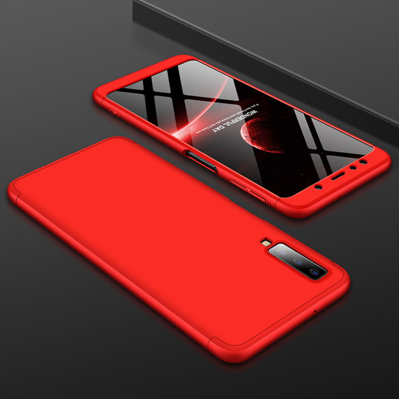 Gkk Odporne etui do Samsung Galaxy A7 (2018) - różowo-złote