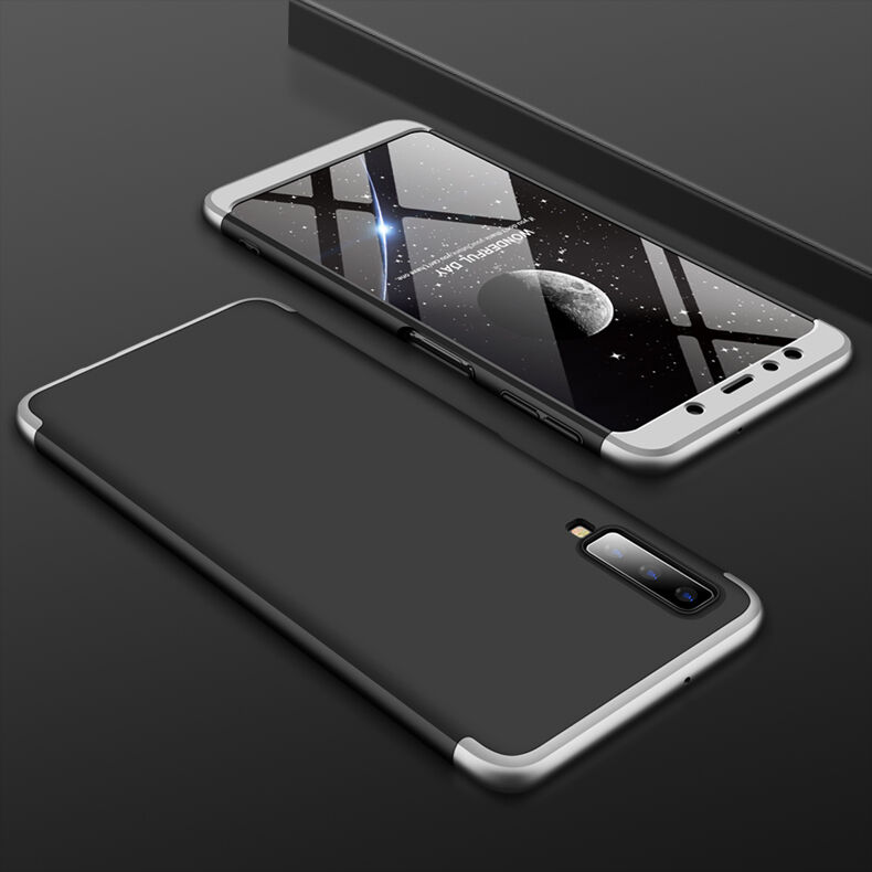 Gkk Odporne etui do Samsung Galaxy A7 (2018) - złoto-czarne