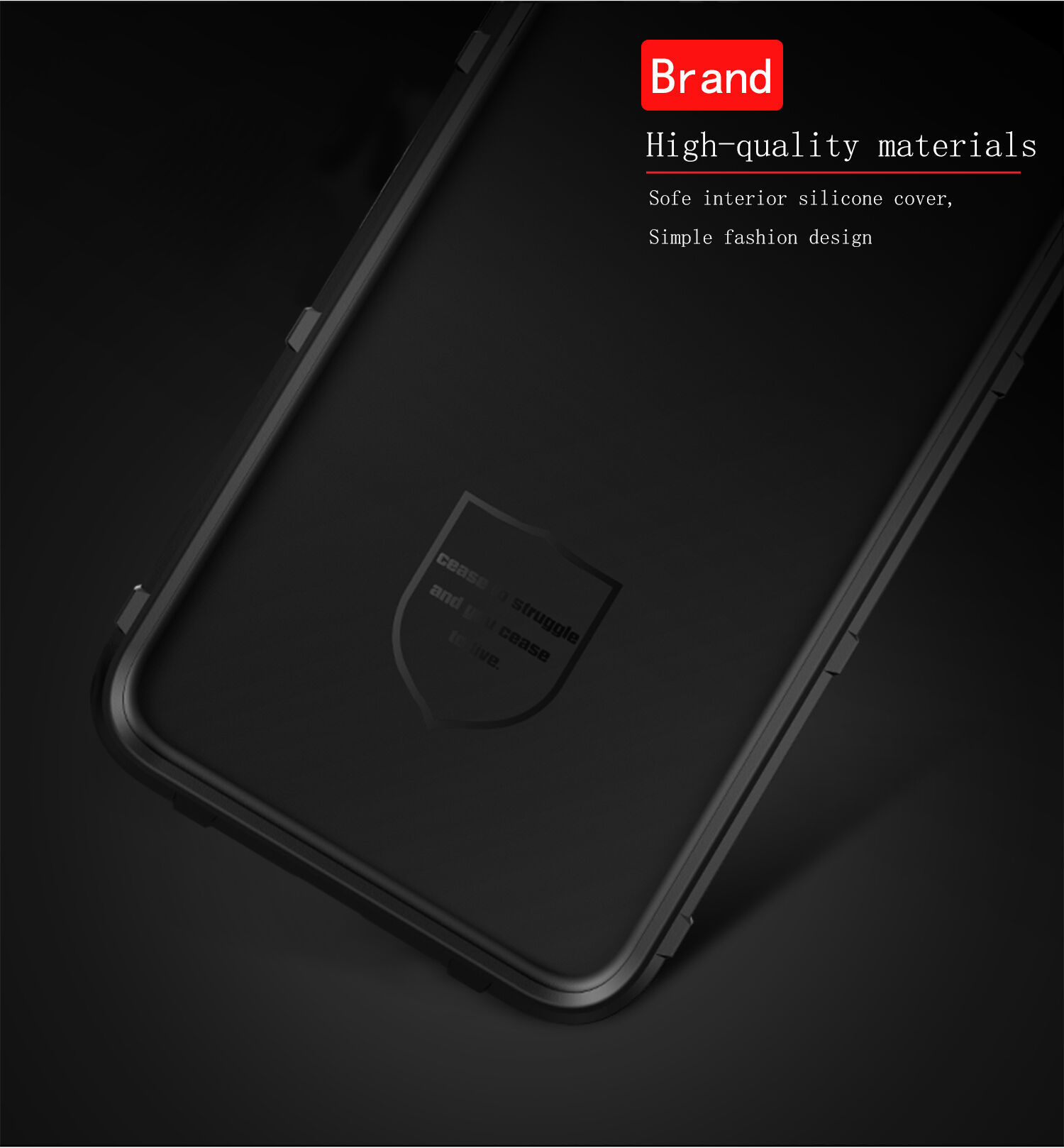 Odporne na wstrząsy etui plastikowe do Samsung Galaxy J6 Plus - szare