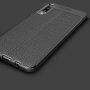 Litchi etui skórzane do Samsung Galaxy A7 (2018) - czarne